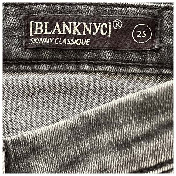 Blank NYC Skinny Classique Black Metal Dahlia 25 - Picture 11 of 13